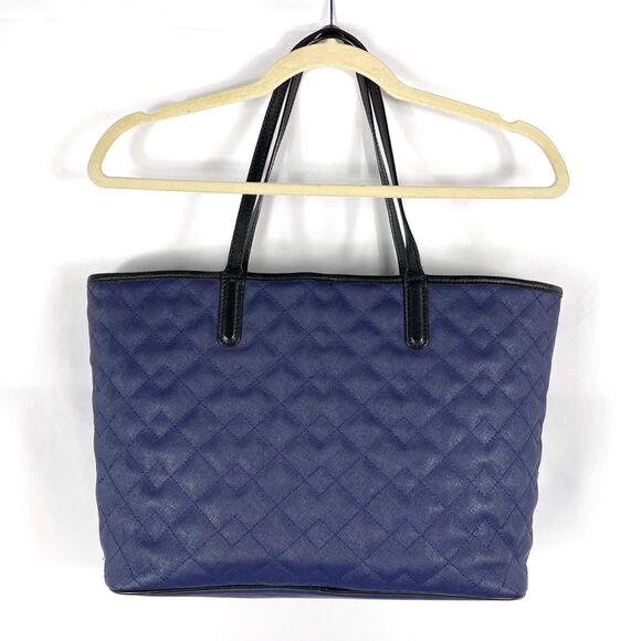 Marc Jacobs Metropolitote Tote Bag Blue Quilted Leather Large‎ - Picture 2 of 12
